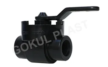 HDPE Ball Valve Flange End